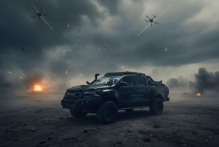 Toyota Hilux có phiên bản siêu ngầu: Hạ được cả drone bằng AI, cực kỳ cơ động nhưng chỉ những người này mới được sử dụng- Ảnh 2.