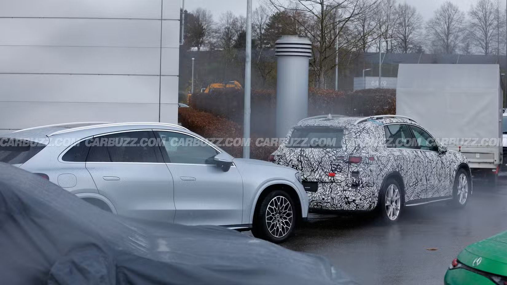 Mercedes-Benz GLC lộ thử nghiệm bản 7 chỗ đấu X3, thêm lựa chọn cho gia đình đông người- Ảnh 3.