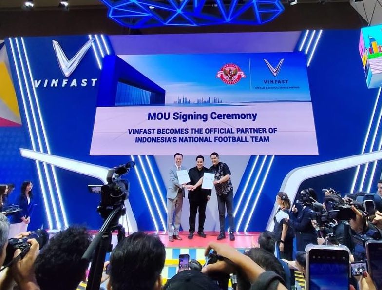 VinFast tài trợ đội tuyển bóng đá Indonesia: Đặt mục tiêu tham dự World Cup 2026- Ảnh 2.