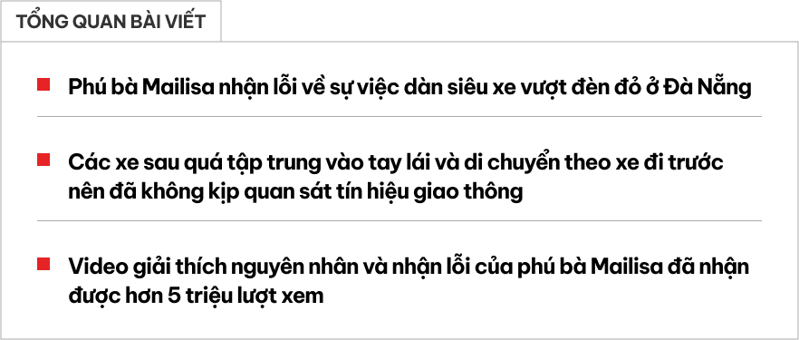 Mang dàn siêu trị giá hàng trăm tỷ vượt đèn đỏ tại Đà Nẵng, bà trùm ngành mỹ phẩm nhận lỗi: ‘Là sơ suất trong quá trình di chuyển, đã hoàn tất thủ tục xử phạt’- Ảnh 1.