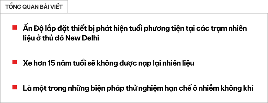 Ô tô trên 15 năm tại thành phố này bị cấm đổ xăng, vi phạm sẽ bị cho vào bãi phế liệu- Ảnh 1.