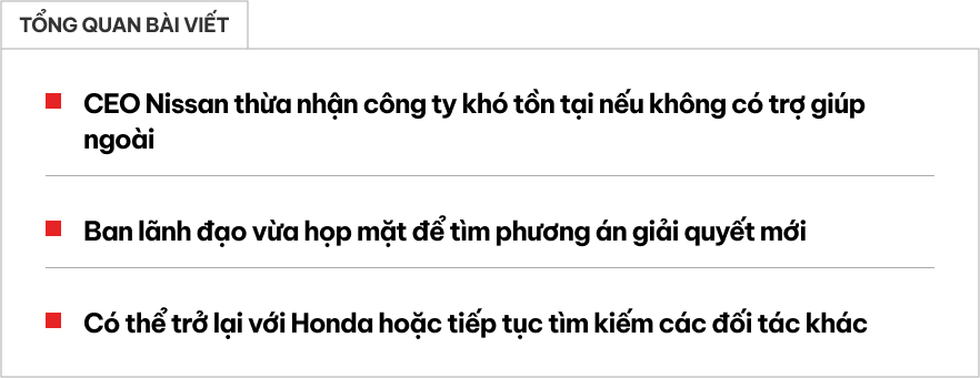 Nissan lại ‘quay xe’, muốn bám vào Honda và Mitsubishi để sống, CEO trước nguy cơ mất việc- Ảnh 1.