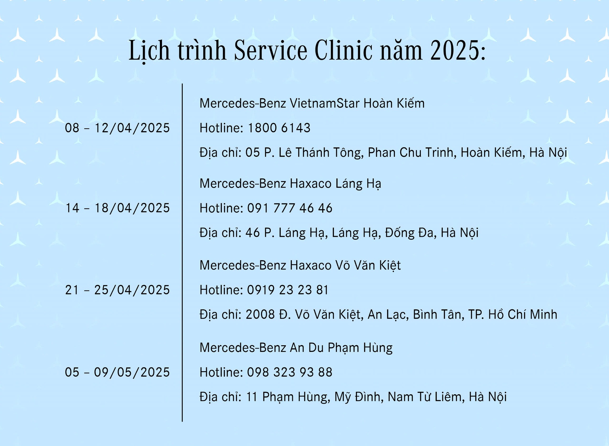 Mercedes-Benz Việt Nam khởi động chương trình cho khách hàng thân thiết - Kiểm tra và bảo dưỡng xe với nhiều ưu đãi- Ảnh 3.