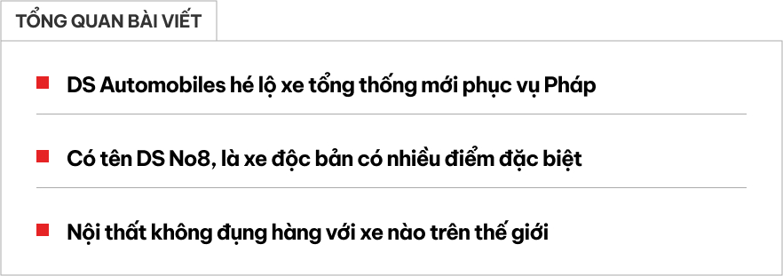Ảnh thực tế xe độc bản của Tổng thống Pháp: Dáng coupe sành điệu, nội thất kiểu tương lai, chạy 750km/sạc- Ảnh 1. Ảnh thực tế xe độc bản của Tổng thống Pháp: Dáng coupe sành điệu, nội thất kiểu tương lai, chạy 750km/sạc- Ảnh 1.