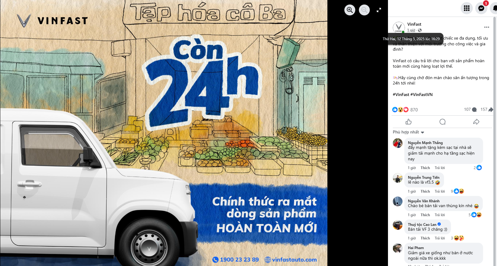 Dự đoán xe tải điện VinFast: Giá dưới 300 triệu đồng thì 'Su cóc đắp chiếu', đầu VF 3 nhưng chạy như VF 5 với 2 động cơ?- Ảnh 2. Dự đoán xe tải điện VinFast: Giá dưới 300 triệu đồng thì 'Su cóc đắp chiếu', đầu VF 3 nhưng chạy như VF 5 với 2 động cơ?- Ảnh 2.