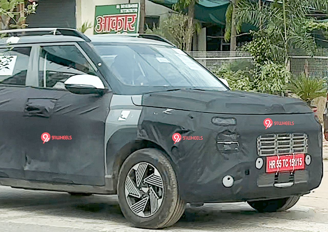 Hyundai Venue đời mới tiếp tục lộ diện trên đường: Thiết kế góc cạnh theo xu hướng Santa Fe, có ADAS cạnh tranh Raize, Sonet- Ảnh 3.