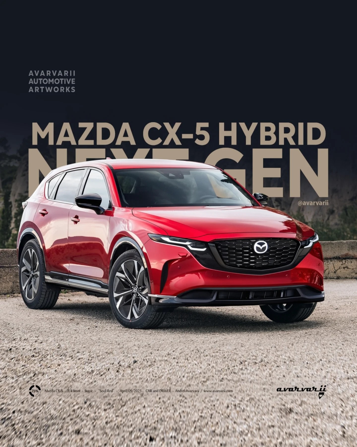 Mazda CX-5 thế hệ mới dự kiến trông thế này: Team thiết kế vẫn... 'nhàn', động cơ hybrid hết mượn Toyota trên 200 mã lực, màn hình lớn- Ảnh 2. Mazda CX-5 thế hệ mới dự kiến trông thế này: Team thiết kế vẫn... 'nhàn', động cơ hybrid hết mượn Toyota trên 200 mã lực, màn hình lớn- Ảnh 2.