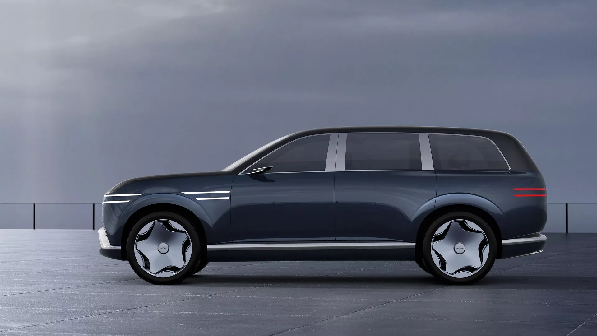 Genesis GV90 lộ ảnh: SUV đầu bảng của hãng, đuôi xe nhìn như MPV, chạy hơn 500km/sạc, ra mắt năm sau- Ảnh 5.