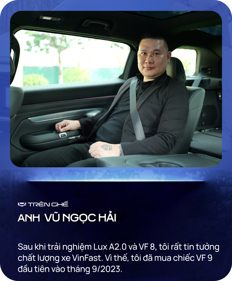 Doanh nhân mua 3 xe VinFast VF 9: ‘Có điểm ăn đứt Prado, Explorer, sẽ mua thêm vài chiếc nữa nếu…’- Ảnh 3. Doanh nhân mua 3 xe VinFast VF 9: ‘Có điểm ăn đứt Prado, Explorer, sẽ mua thêm vài chiếc nữa nếu…’- Ảnh 3.