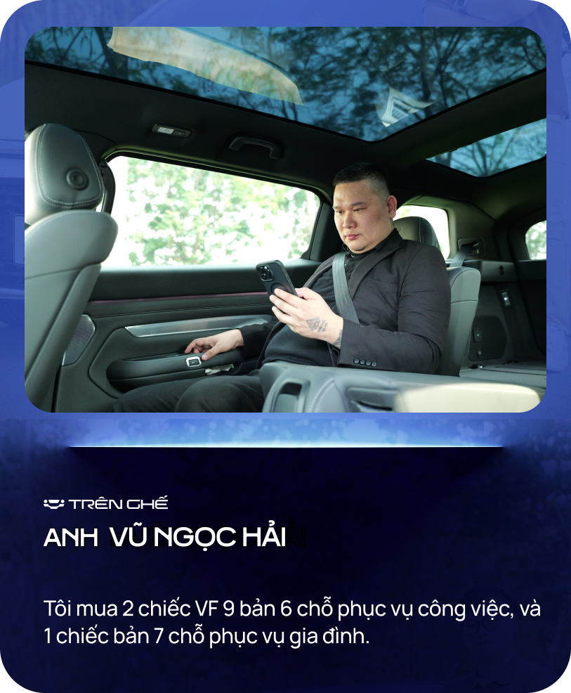 Doanh nhân mua 3 xe VinFast VF 9: ‘Có điểm ăn đứt Prado, Explorer, sẽ mua thêm vài chiếc nữa nếu…’- Ảnh 4. Doanh nhân mua 3 xe VinFast VF 9: ‘Có điểm ăn đứt Prado, Explorer, sẽ mua thêm vài chiếc nữa nếu…’- Ảnh 4.