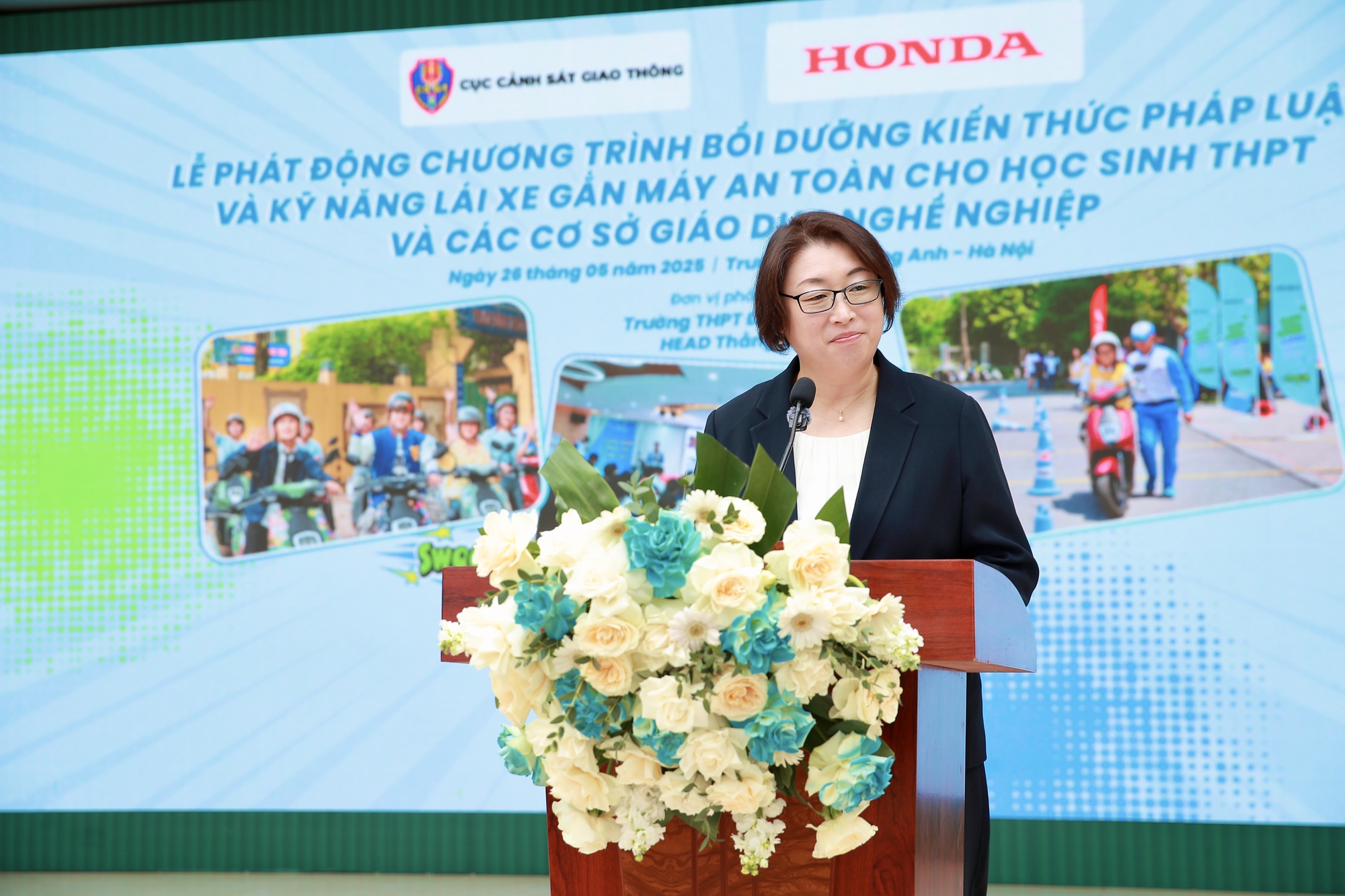 Honda Việt Nam đào tạo lái xe cho học sinh THPT trên toàn quốc: Toàn bộ sử dụng xe điện ICON e:- Ảnh 3.