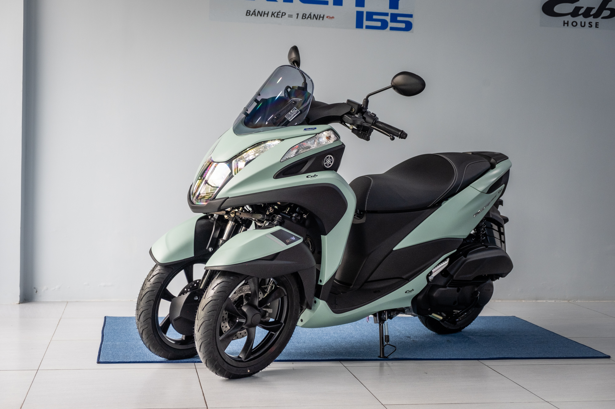 Yamaha Tricity 155 về Việt Nam: Bánh kép phía trước cho người người thích 'độc lạ', giá quy đổi từ 103 triệu đồng- Ảnh 2.