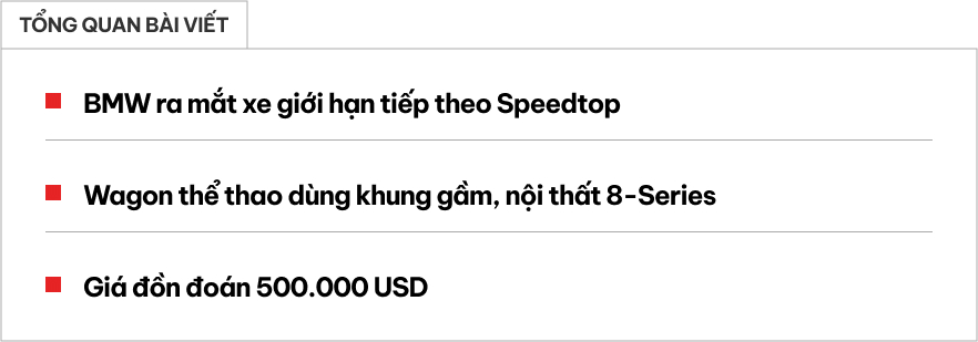 BMW Speedtop ra mắt: Giá đồn đoán hơn 13 tỷ đồng, bản concept 'không giống xe nào trên thị trường', chỉ 70 chiếc toàn thế giới- Ảnh 1. BMW Speedtop ra mắt: Giá đồn đoán hơn 13 tỷ đồng, bản concept 'không giống xe nào trên thị trường', chỉ 70 chiếc toàn thế giới- Ảnh 1.
