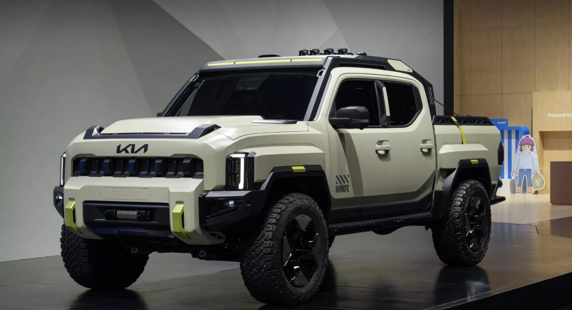 Bán tải Kia Tasman bản off-road 'nặng đô' chạy thử: Nhiều chi tiết hầm hố, chờ ngày ra mắt đấu Ford Ranger Raptor- Ảnh 3.