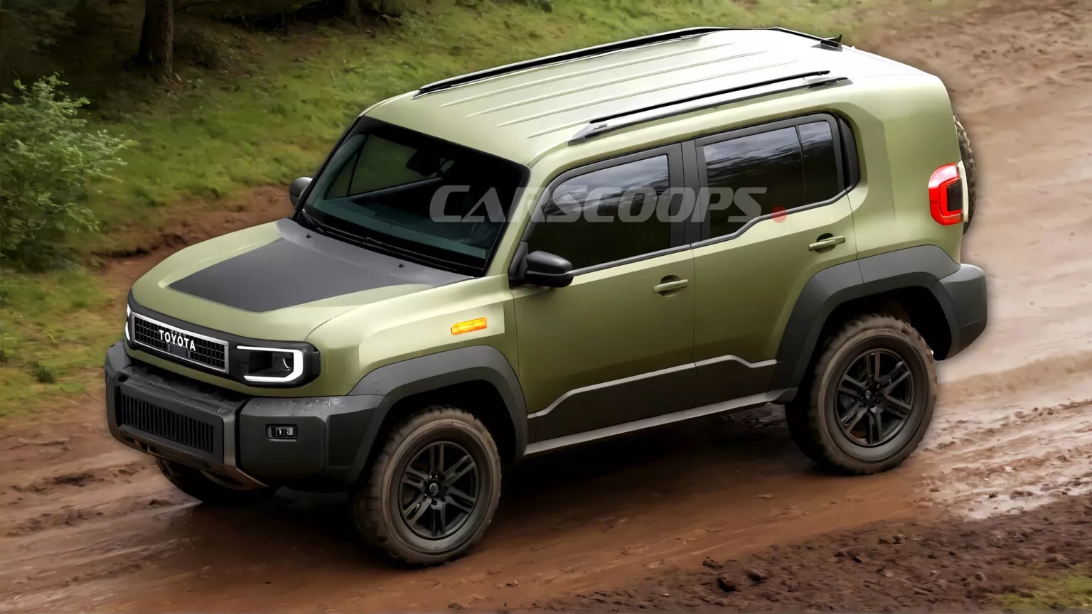 'Xem trước' Toyota Land Cruiser mini: Thiết kế hầm hố, chung gầm Hilux, Fortuner thế hệ mới, hứa hẹn khả năng off-road cực 'đỉnh'- Ảnh 3. 'Xem trước' Toyota Land Cruiser mini: Thiết kế hầm hố, chung gầm Hilux, Fortuner thế hệ mới, hứa hẹn khả năng off-road cực 'đỉnh'- Ảnh 3.