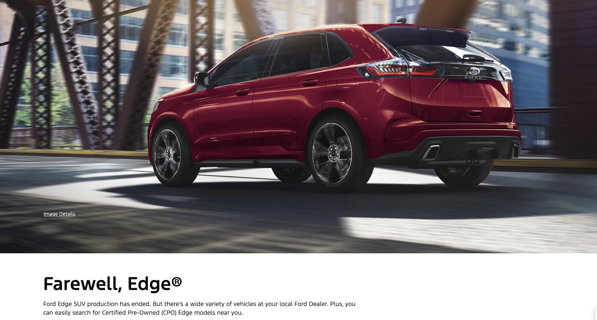 Ford Edge từng xuất hiện tại Việt Nam được hãng lập hẳn trang web riêng để… khai tử- Ảnh 2. Ford Edge từng xuất hiện tại Việt Nam được hãng lập hẳn trang web riêng để… khai tử- Ảnh 2.