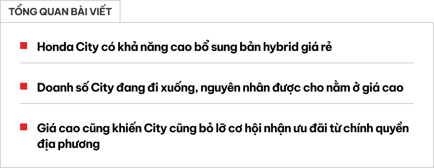 Honda City sắp ra bản hybrid giá rẻ, nguyên nhân đến từ một điểm người Việt rất quan tâm- Ảnh 1. Honda City sắp ra bản hybrid giá rẻ, nguyên nhân đến từ một điểm người Việt rất quan tâm- Ảnh 1.