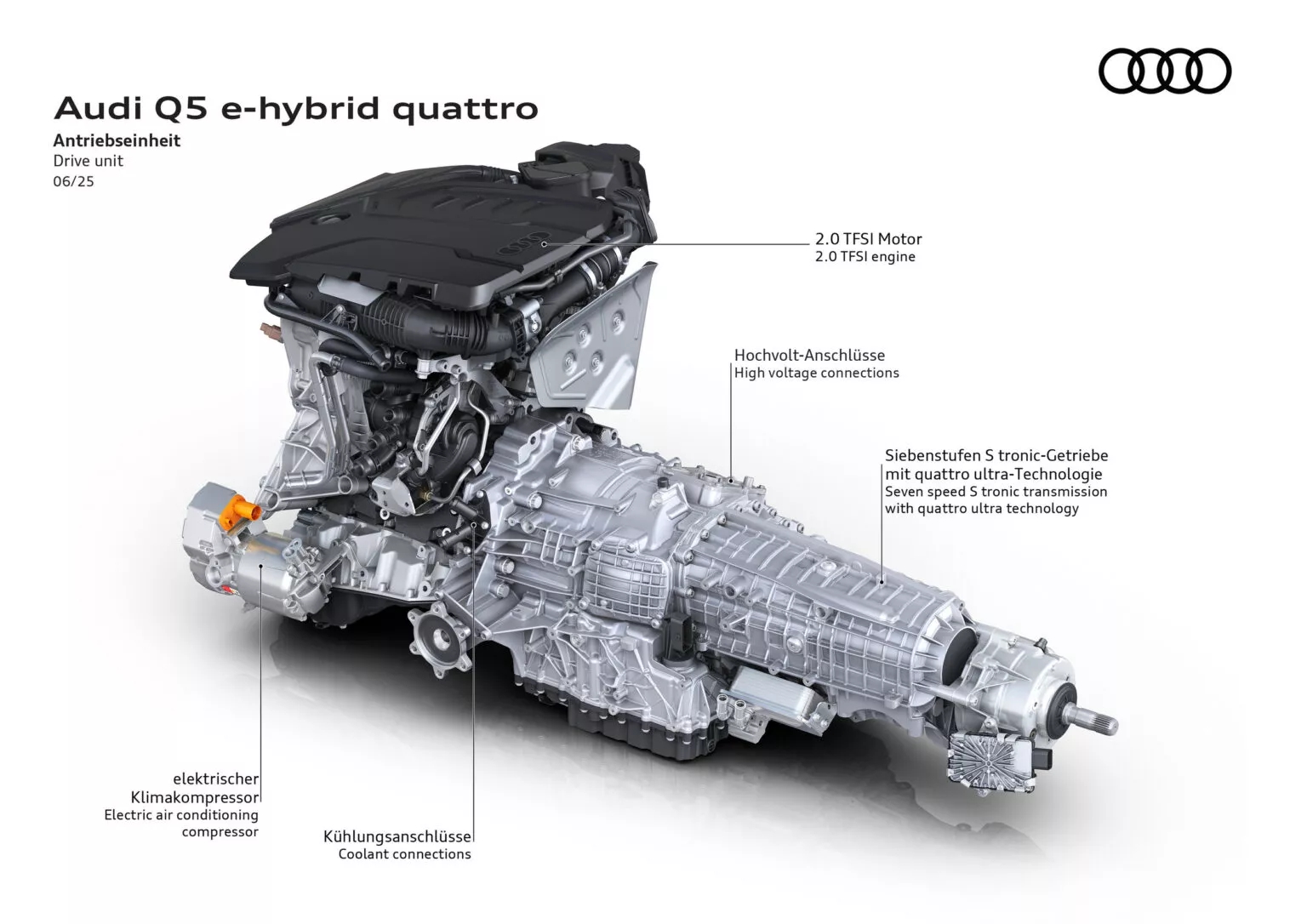 Audi Q5 có bản PHEV: Chạy 100km không cần xăng, sạc nhanh hơn laptop, phả hơi nóng lên GLC, X3- Ảnh 5.