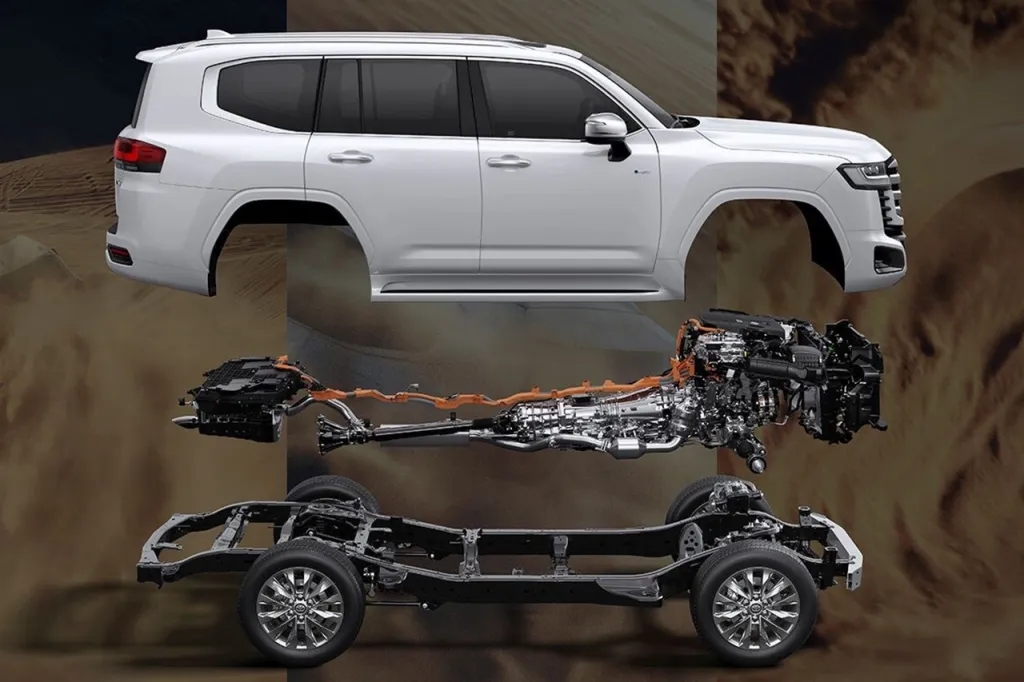 Toyota Land Cruiser thêm bản hybrid: Mạnh ngang Lexus LX 700h, bình xăng lớn, pin chịu được khắc nghiệt để off-road- Ảnh 3. Toyota Land Cruiser thêm bản hybrid: Mạnh ngang Lexus LX 700h, bình xăng lớn, pin chịu được khắc nghiệt để off-road- Ảnh 3.