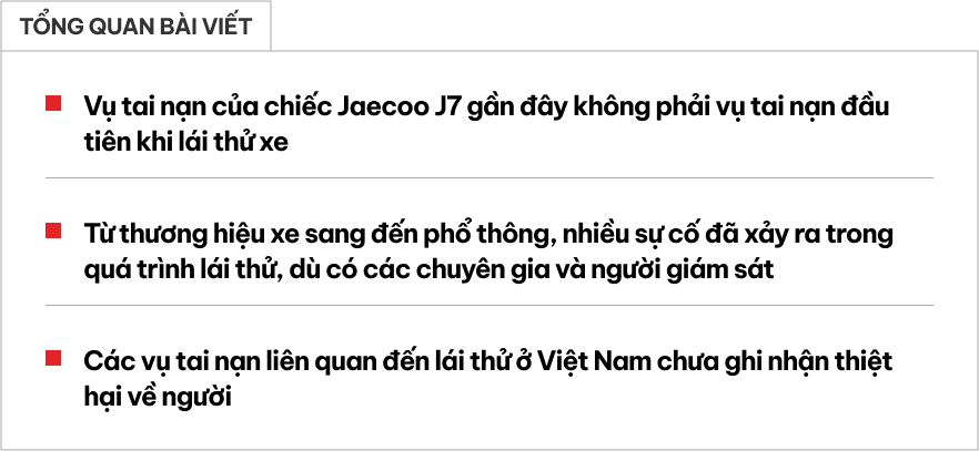 Những sự cố khi khách Việt lái thử xe: Ngay cả xe sang cũng từng gặp tai nạn, biết điều này người lái có thể an tâm- Ảnh 1.