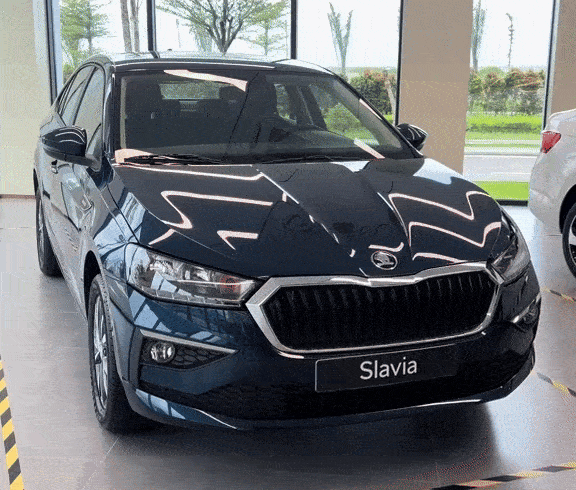 Skoda Slavia lộ 4 bản trước khi ra mắt Việt Nam: Giá tạm tính từ 450 triệu đồng, 2 màn hình lớn, máy turbo, gầm cao vượt hẳn Vios, Accent- Ảnh 8.