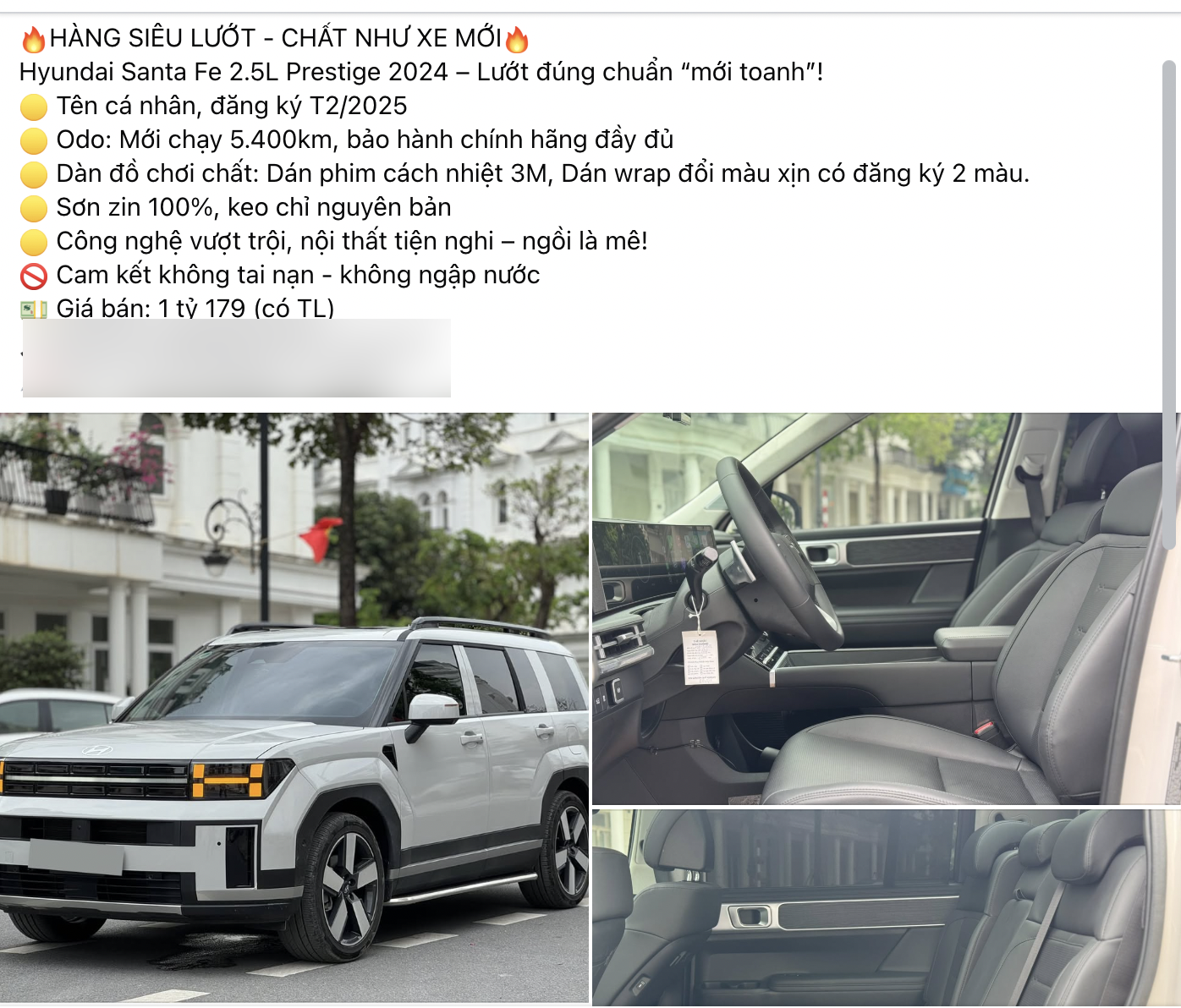 Ngược đời xe cũ đắt hơn xe mới: Đại lý xả kho giảm giá 200 triệu, Hyundai Santa Fe ‘lướt’ bị dồn vào thế khó, bản Prestige chạy 9.000 km đắt hơn bản Calligraphy Turbo ‘đập hộp’- Ảnh 3. Ngược đời xe cũ đắt hơn xe mới: Đại lý xả kho giảm giá 200 triệu, Hyundai Santa Fe ‘lướt’ bị dồn vào thế khó, bản Prestige chạy 9.000 km đắt hơn bản Calligraphy Turbo ‘đập hộp’- Ảnh 3.