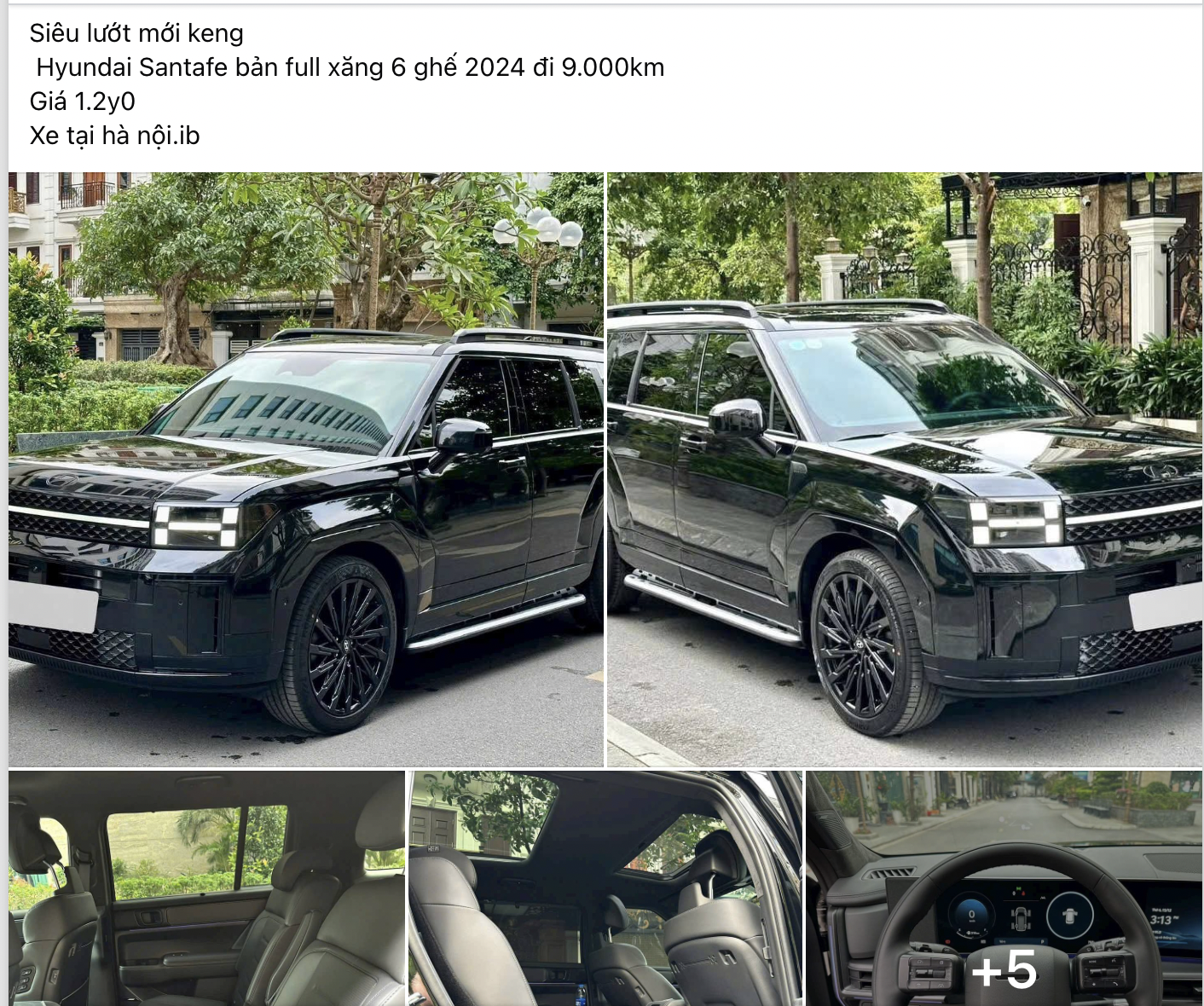 Ngược đời xe cũ đắt hơn xe mới: Đại lý xả kho giảm giá 200 triệu, Hyundai Santa Fe ‘lướt’ bị dồn vào thế khó, bản Prestige chạy 9.000 km đắt hơn bản Calligraphy Turbo ‘đập hộp’- Ảnh 4. Ngược đời xe cũ đắt hơn xe mới: Đại lý xả kho giảm giá 200 triệu, Hyundai Santa Fe ‘lướt’ bị dồn vào thế khó, bản Prestige chạy 9.000 km đắt hơn bản Calligraphy Turbo ‘đập hộp’- Ảnh 4.