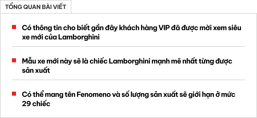 Đây là chiếc Lamborghini 'mạnh nhất lịch sử': Hơn 1.000 mã lực, có tiền cũng chưa chắc mua được- Ảnh 1. Đây là chiếc Lamborghini 'mạnh nhất lịch sử': Hơn 1.000 mã lực, có tiền cũng chưa chắc mua được- Ảnh 1.