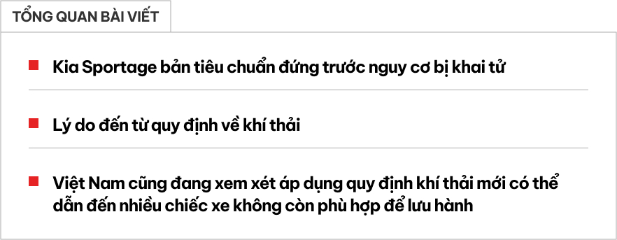 Một bản Kia Sportage máy xăng trước nguy cơ khai tử tại một thị trường, nguyên nhân có thể khiến người Việt đồng cảm- Ảnh 1. Một bản Kia Sportage máy xăng trước nguy cơ khai tử tại một thị trường, nguyên nhân có thể khiến người Việt đồng cảm- Ảnh 1.