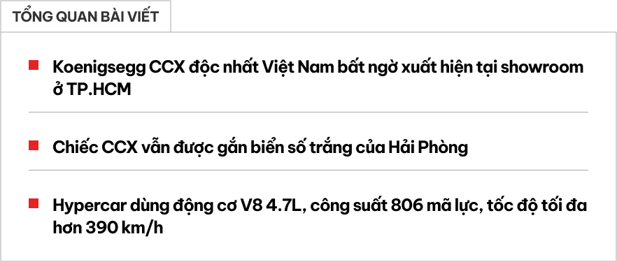 Koenigsegg CCX độc nhất Việt Nam bất ngờ xuất nam tiến, CĐM đồng loạt gọi tên một người- Ảnh 1.