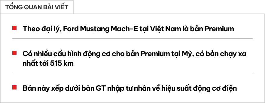 Đây là bản Ford Mustang Mach-E sắp bán tại Việt Nam: Diện mạo khác xe nhập tư, pin khủng, đầy bình có thể chạy Hà Nội - Quảng Bình- Ảnh 1. Đây là bản Ford Mustang Mach-E sắp bán tại Việt Nam: Diện mạo khác xe nhập tư, pin khủng, đầy bình có thể chạy Hà Nội - Quảng Bình- Ảnh 1.