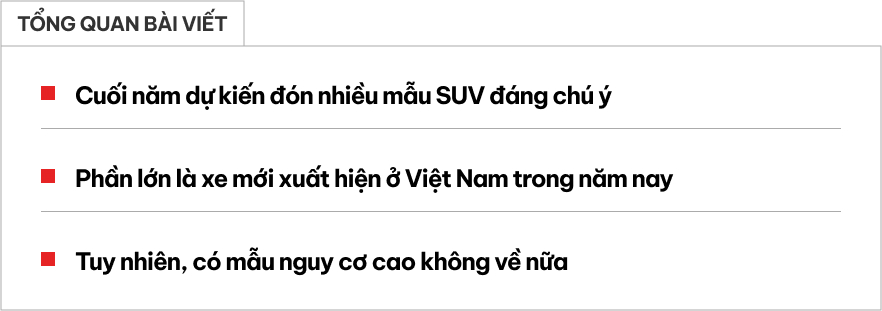 Loạt xe gầm cao chực chờ ra mắt Việt Nam đến cuối năm 2025: Phần lớn là xe mới bán lần đầu, nhiều tùy chọn hybrid- Ảnh 1. Loạt xe gầm cao chực chờ ra mắt Việt Nam đến cuối năm 2025: Phần lớn là xe mới bán lần đầu, nhiều tùy chọn hybrid- Ảnh 1.