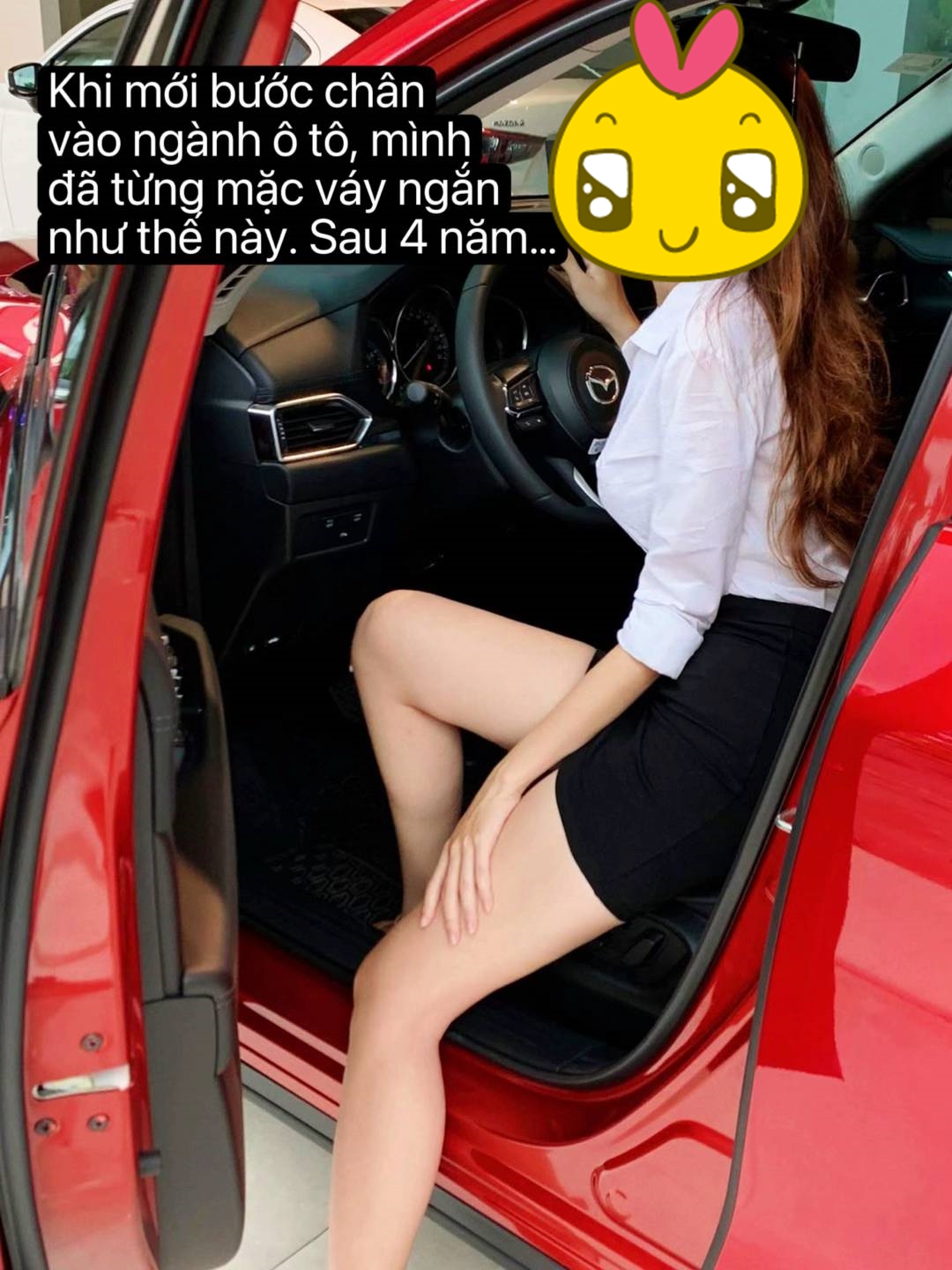 Sales nữ bán xe: Độ dài của chân váy thể hiện sự chuyên nghiệp và tôn trọng khách hàng?- Ảnh 2.