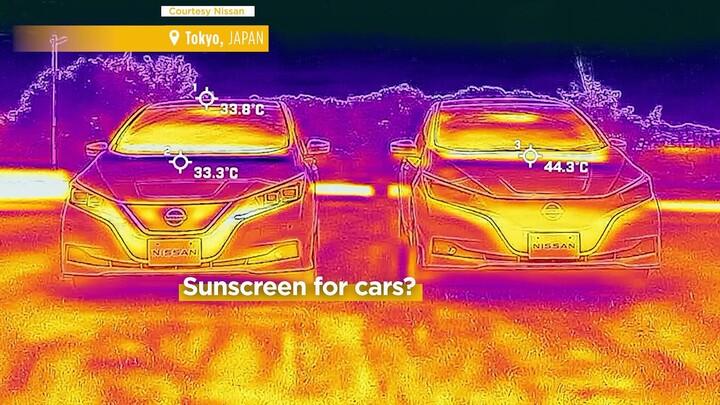 Nissan phát triển loại sơn 'kem chống nắng' cho ô tô: Mát hơn tới 12°C- Ảnh 2. Nissan phát triển loại sơn 'kem chống nắng' cho ô tô: Mát hơn tới 12°C- Ảnh 2.