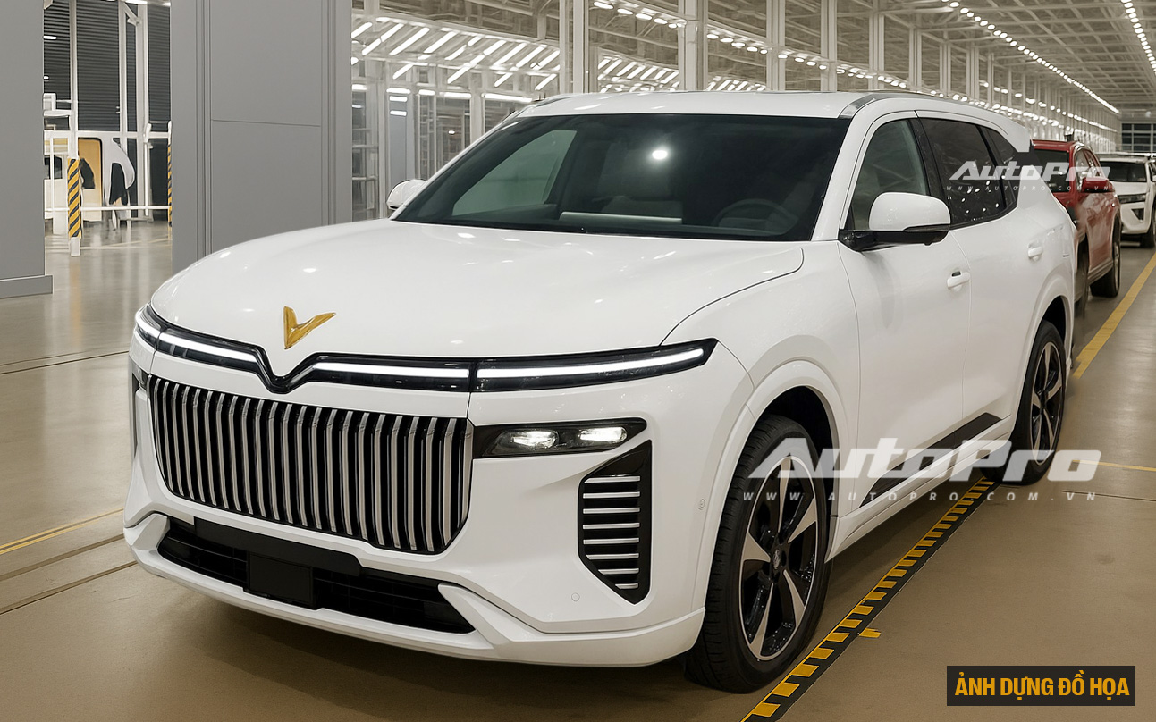 SUV VinFast mới giống VF 9 có bản thiết kế rõ nét mọi góc cạnh: Mặt khác hoàn toàn 'xe gốc', người Việt tham gia 'tạo hình'- Ảnh 4. SUV VinFast mới giống VF 9 có bản thiết kế rõ nét mọi góc cạnh: Mặt khác hoàn toàn 'xe gốc', người Việt tham gia 'tạo hình'- Ảnh 4.