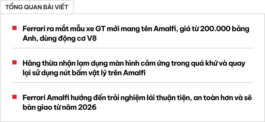 Các hãng đua nhau bỏ hết nút bấm vật lý thì Ferrari làm ngược lại trên siêu xe vừa ra mắt- Ảnh 1.