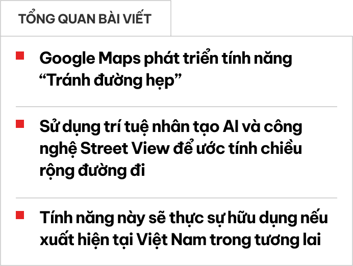 Google Maps sắp có tính năng mới mà nhiều tài xế ô tô tại Việt Nam mong ...