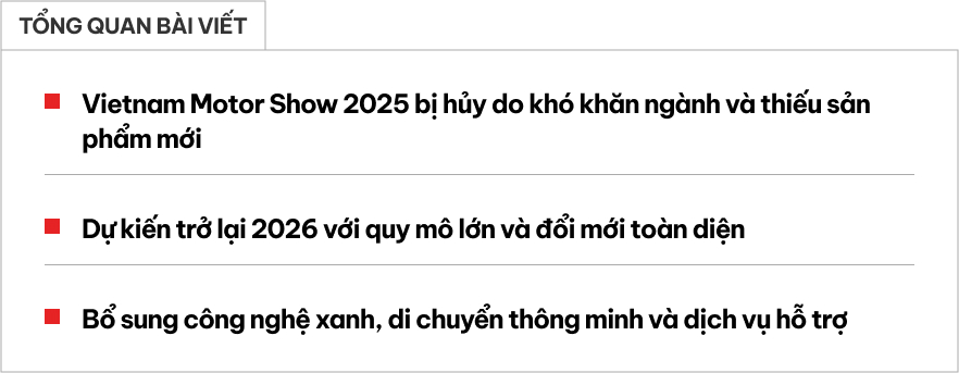 Hủy triển lãm Vietnam Motor Show, ban tổ chức chia sẻ: Nhiều hãng chưa sẵn sàng, hứa trở lại năm sau- Ảnh 1.