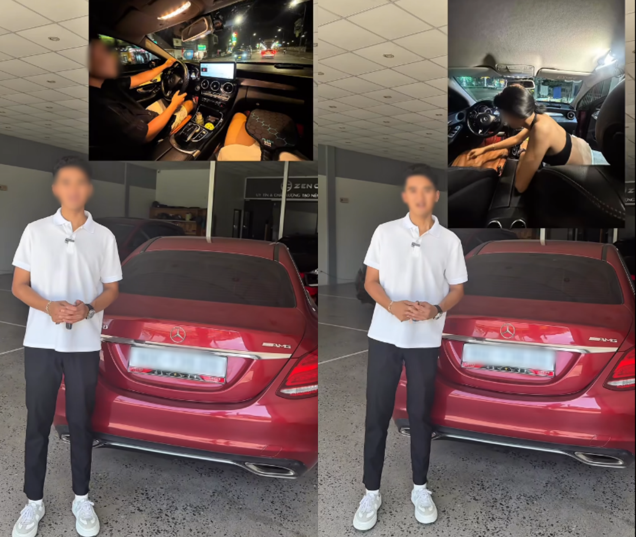 Clip đôi nam nữ bị quay cảnh thân mật trong xe Mercedes gây bão mạng: Người trong cuộc nói gì mà vẫn bị chỉ trích dữ dội?- Ảnh 2.