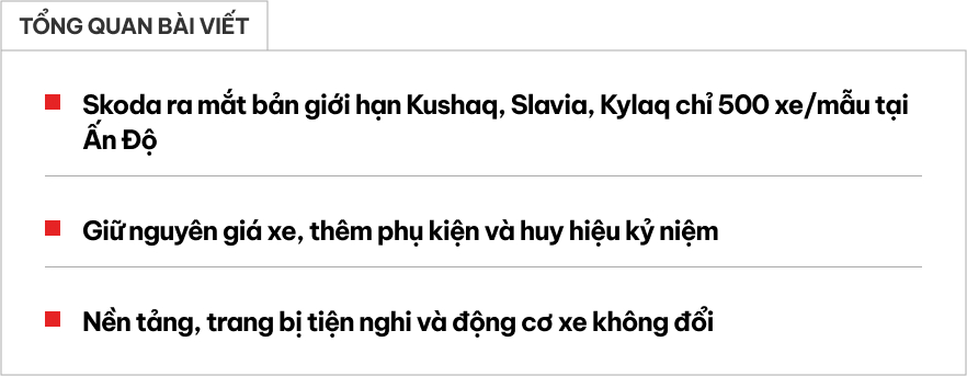 Skoda Kushaq, Slavia có bản mới ngầu hơn hẳn: Ngoại hình thể thao hơn, nếu về Việt Nam sẽ cạnh tranh Creta N Line, City RS- Ảnh 1. Skoda Kushaq, Slavia có bản mới ngầu hơn hẳn: Ngoại hình thể thao hơn, nếu về Việt Nam sẽ cạnh tranh Creta N Line, City RS- Ảnh 1.