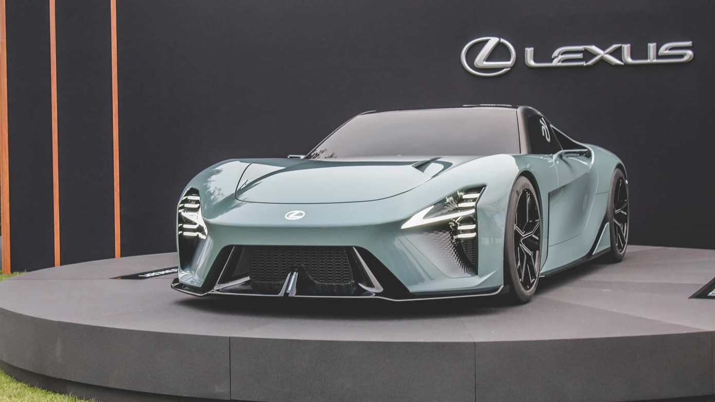 Hé lộ thiết kế siêu xe điện của Lexus- Ảnh 1.