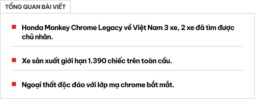 Honda Monkey bản đặc biệt về Việt Nam: 2 xe đã tìm được chủ, giá có thể rơi tầm 200 triệu- Ảnh 1.