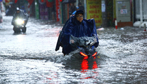 Nhiều người Hà Nội nháo nhác tìm biển số xe bị 'rụng' trên đường ngày mưa ngập- Ảnh 5.