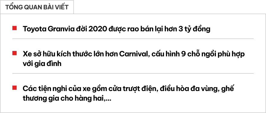 Chiếc Toyota đã qua sử dụng này phù hợp với gia đình 9 người: Nhập Nhật, máy dầu, rộng hơn Kia Carnival, giá rao đắt hơn Mercedes GLC 300- Ảnh 1.
