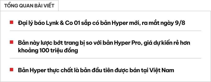 Lynk & Co 01 sắp thêm bản 'base' tại Việt Nam: Dự kiến rẻ hơn 100 triệu đồng, vẫn đắt hơn CX-5, Territory, đánh đổi vài trang bị- Ảnh 1. Lynk & Co 01 sắp thêm bản 'base' tại Việt Nam: Dự kiến rẻ hơn 100 triệu đồng, vẫn đắt hơn CX-5, Territory, đánh đổi vài trang bị- Ảnh 1.