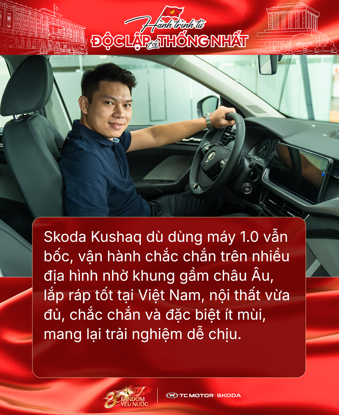 Trải nghiệm Skoda Kushaq sau gần 2.500 km xuyên Việt, KOL ngành xe nhận xét: ‘Cân bằng giữa thực dụng, giá trị và cảm giác lái’- Ảnh 6. Trải nghiệm Skoda Kushaq sau gần 2.500 km xuyên Việt, KOL ngành xe nhận xét: ‘Cân bằng giữa thực dụng, giá trị và cảm giác lái’- Ảnh 6.