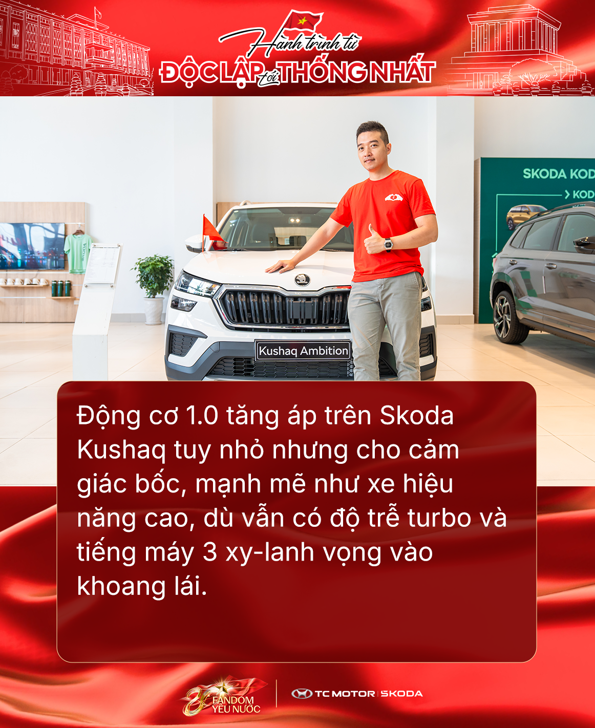 Trải nghiệm Skoda Kushaq sau gần 2.500 km xuyên Việt, KOL ngành xe nhận xét: ‘Cân bằng giữa thực dụng, giá trị và cảm giác lái’- Ảnh 8. Trải nghiệm Skoda Kushaq sau gần 2.500 km xuyên Việt, KOL ngành xe nhận xét: ‘Cân bằng giữa thực dụng, giá trị và cảm giác lái’- Ảnh 8.