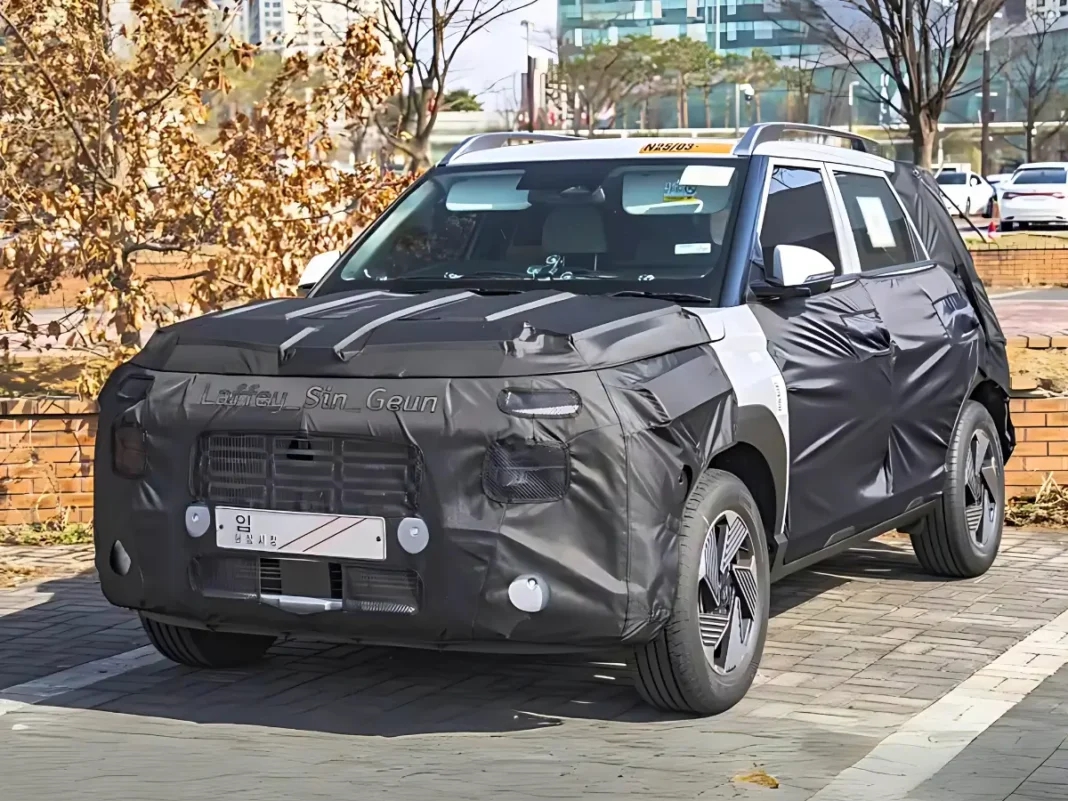 Hyundai Venue mới ra mắt tháng 10: Thiết kế góc cạnh kiểu Palisade, có thể nâng cấp ADAS cạnh tranh Raize, Sonet- Ảnh 2.
