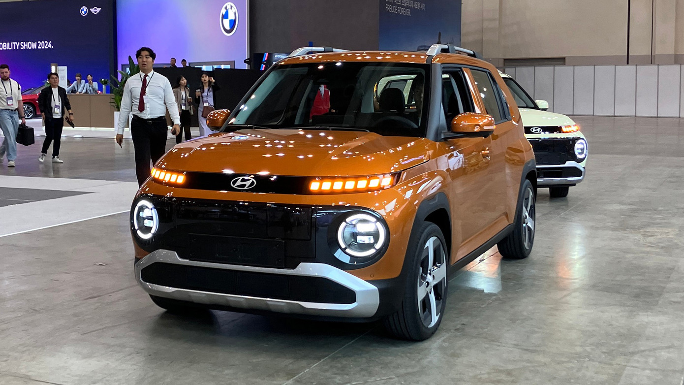 SUV điện rẻ nhất của Hyundai gây sốt- Ảnh 1. SUV điện rẻ nhất của Hyundai gây sốt- Ảnh 1.