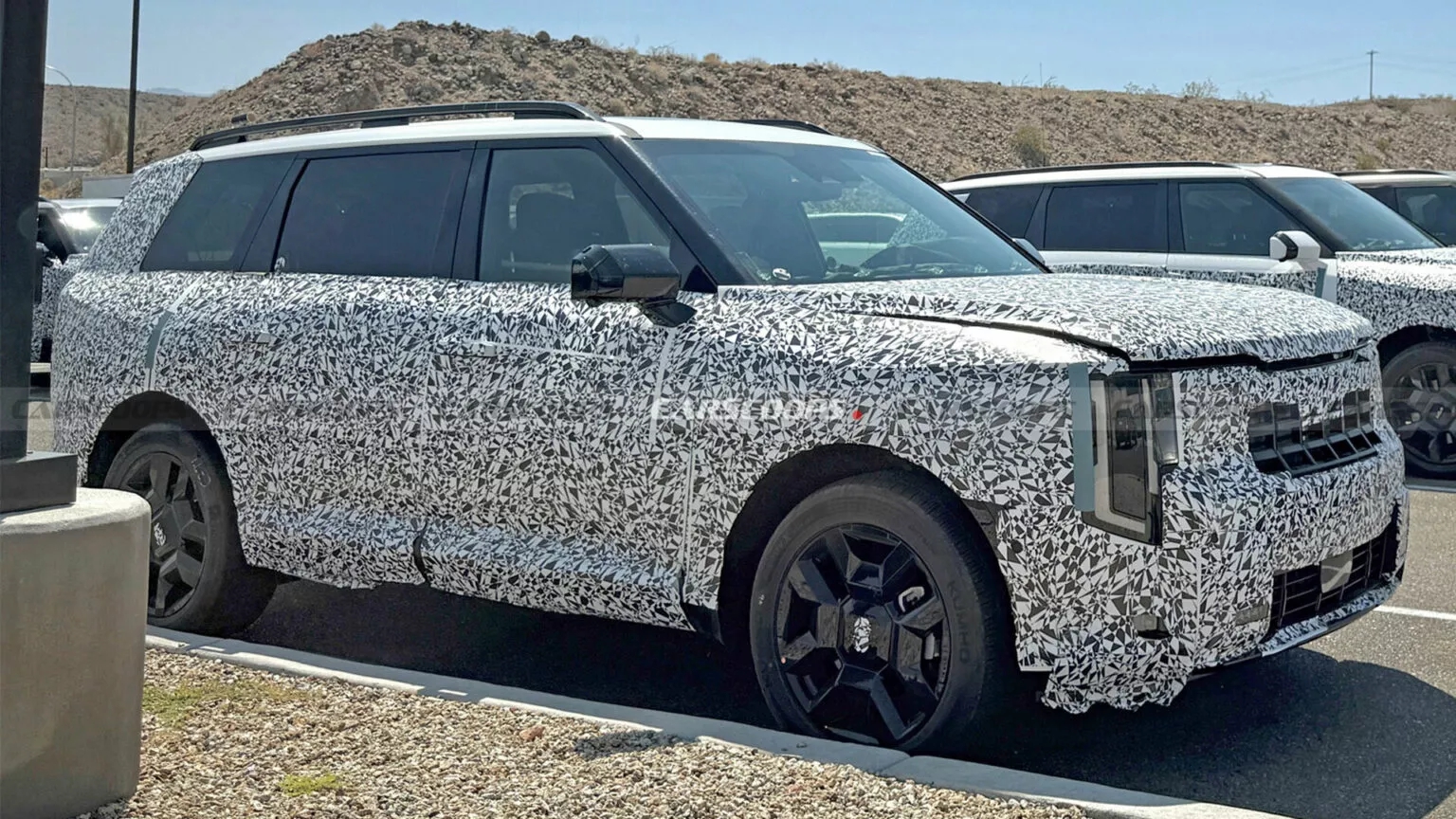 Xem trước đời mới của Kia Telluride mà người Việt chờ đã lâu: Thiết kế góc cạnh kiểu Palisade, thêm động cơ hybrid- Ảnh 4.